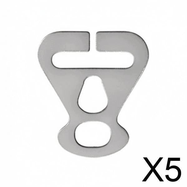 Tent Support Pole Stainless Steel Tarp Clip Triangular Buckle Fits Pole