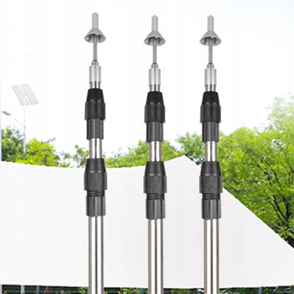 Tent Tarp Poles Portable Tent Rods Heavy Duty Removable Replacement 2.5m Manufacturer code 11666070619