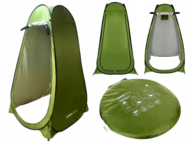 Tent Tourist changing room Toilet WC Green 110x110x190 cm ENERO