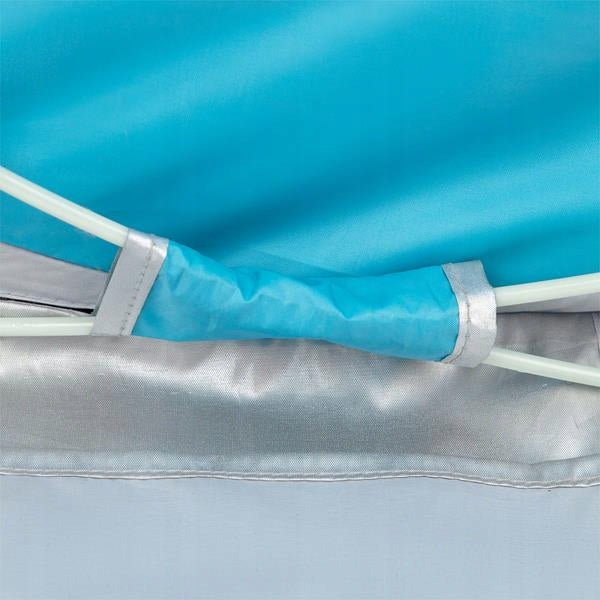 Tent sun visor screen + herrings Color blue