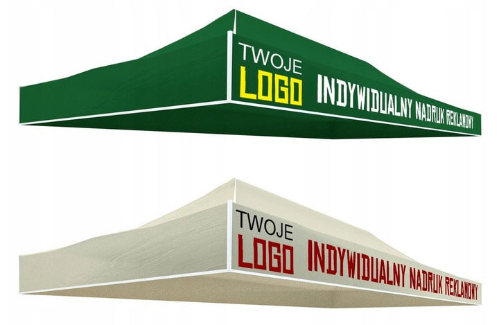 Tent with LOGO Express GARDEN 3x6 GAZEBO WITH PRINT INSCRIPTION PRINT Length 6 m
