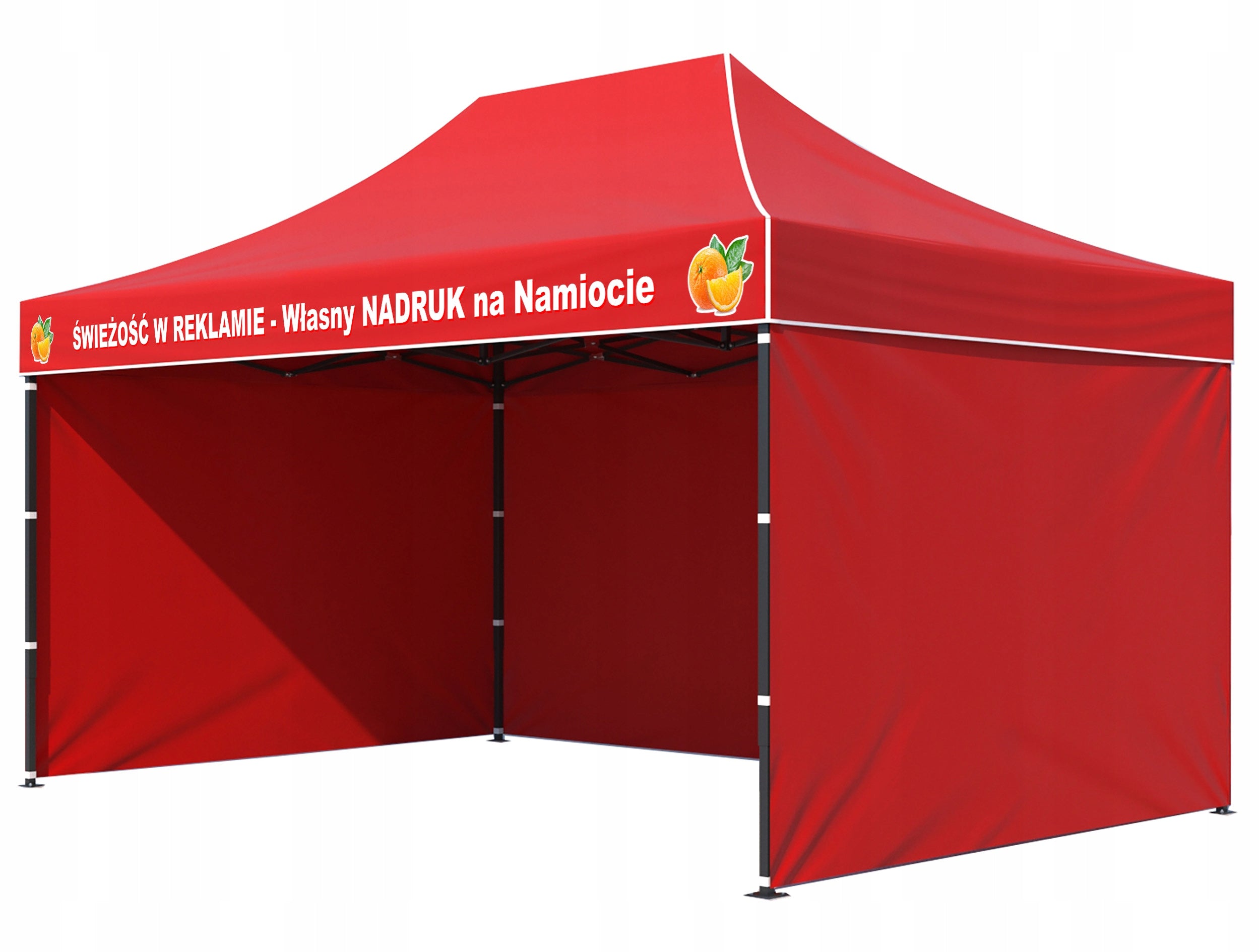 Tent with LOGO FAIR EXPRESS Pavilion 3x4,5 WITH PRINT INSCRIPTION PRINT