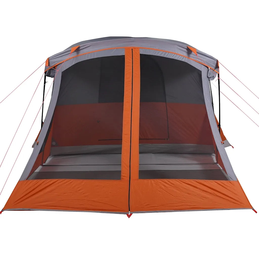 Tent with vestibule, 4-person, orange, waterproof Waterproofness less than 1500 mm