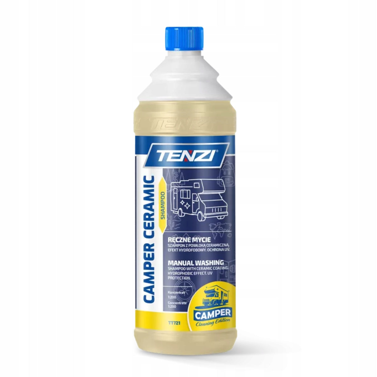 Tenzi Camper Shampoo for washing caravan motorhomes UV ceramic coating 1L