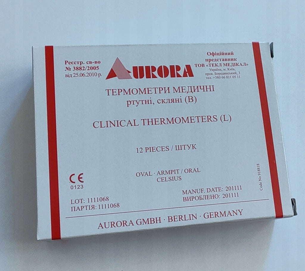 Termometr lekarski bez rtęciowy klasyczny szklany Medical device type accessories for a medical device or a product without an intended medical purpose