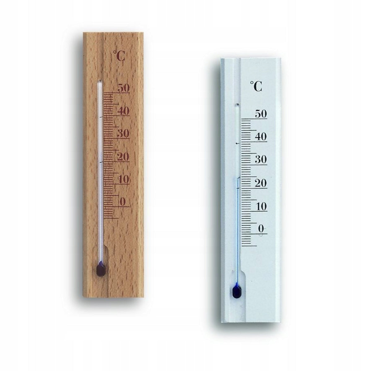 Das Innenthermometer besteht aus Buche TFA 12.1032 