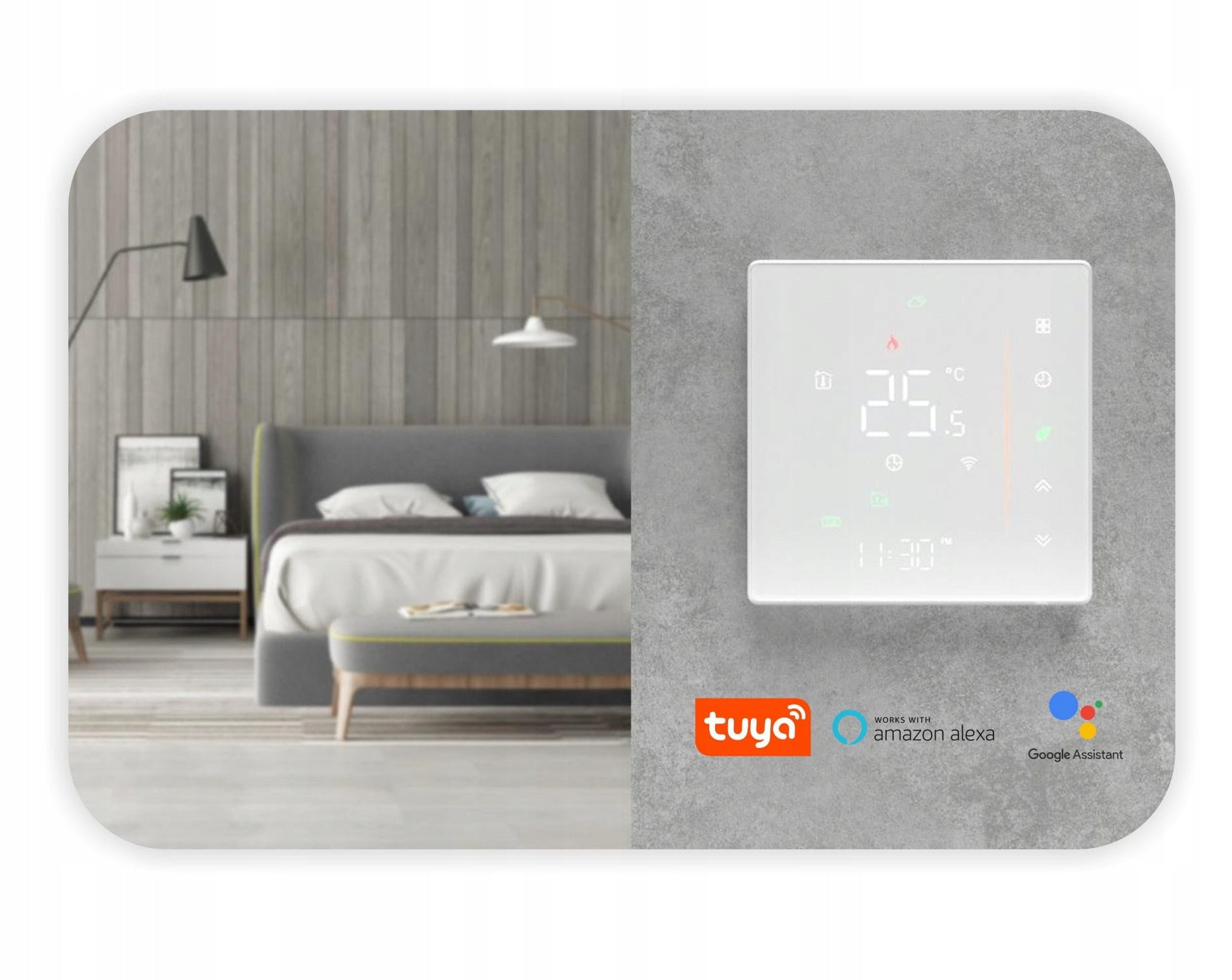 Tuya 16A WiFi-Thermostat – elektrische Heizung 