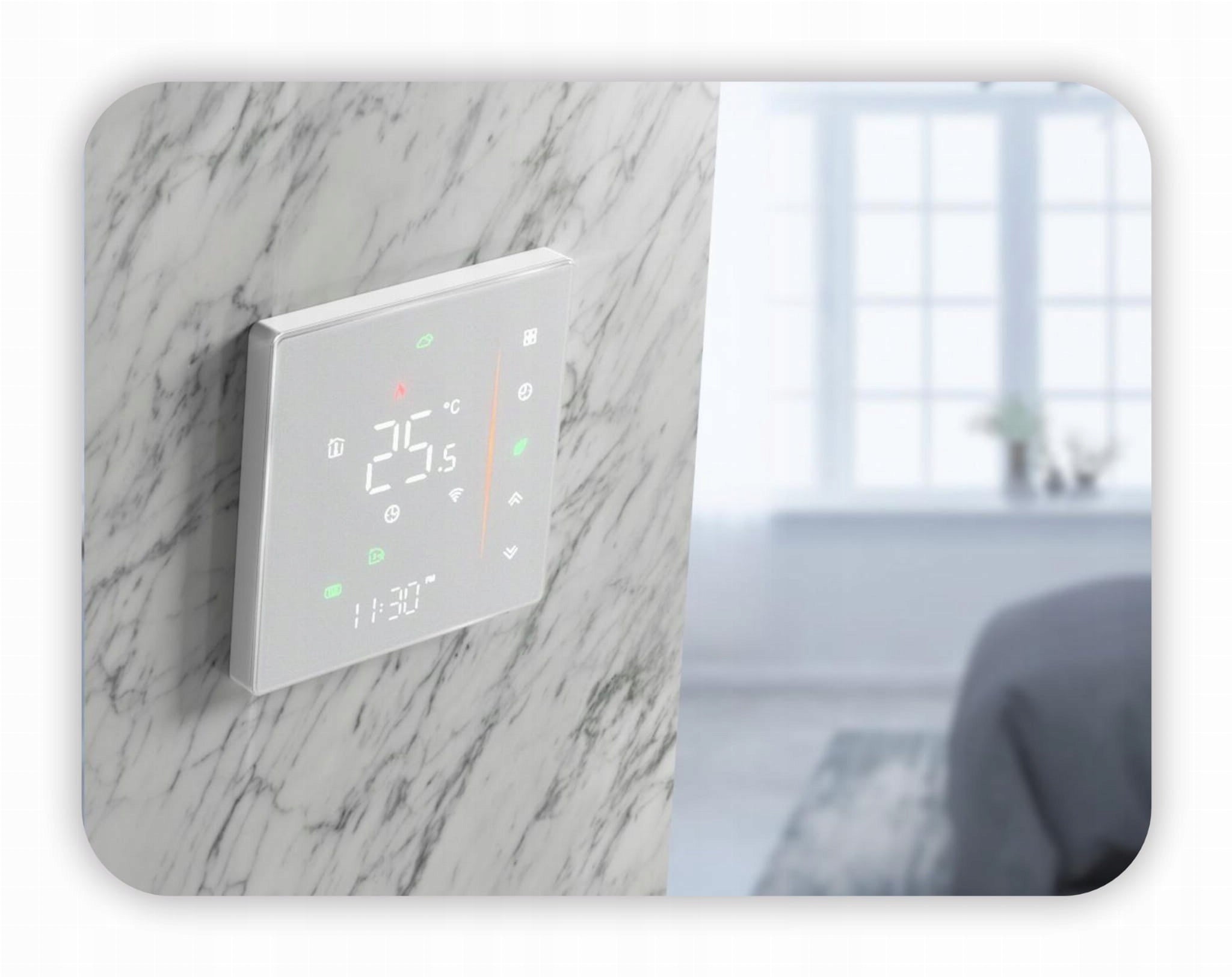 Tuya 16A WiFi termostatas - elektrinis šildymas