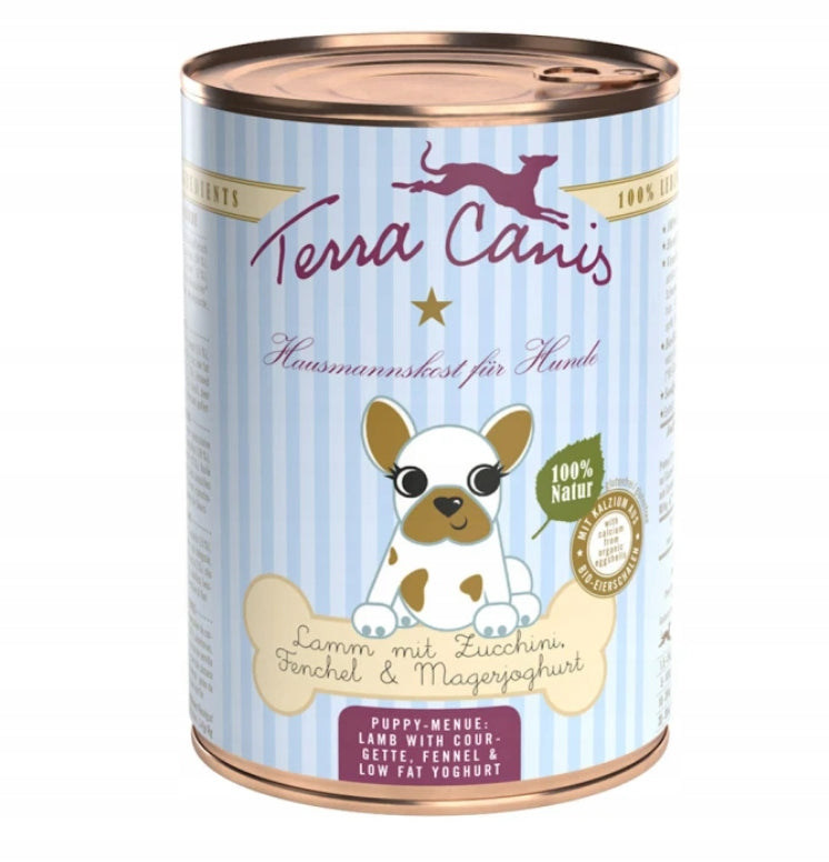 Terra Canis wet food for puppies lamb 400g
