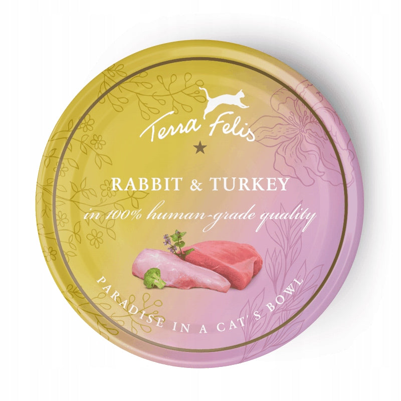 Terra Felis - Rabbit with Turkey 80g Brand Terra Felis