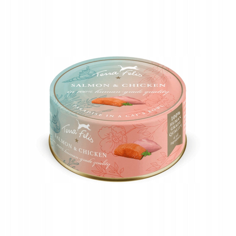 Terra Felis - Salmon with Chicken 80g
