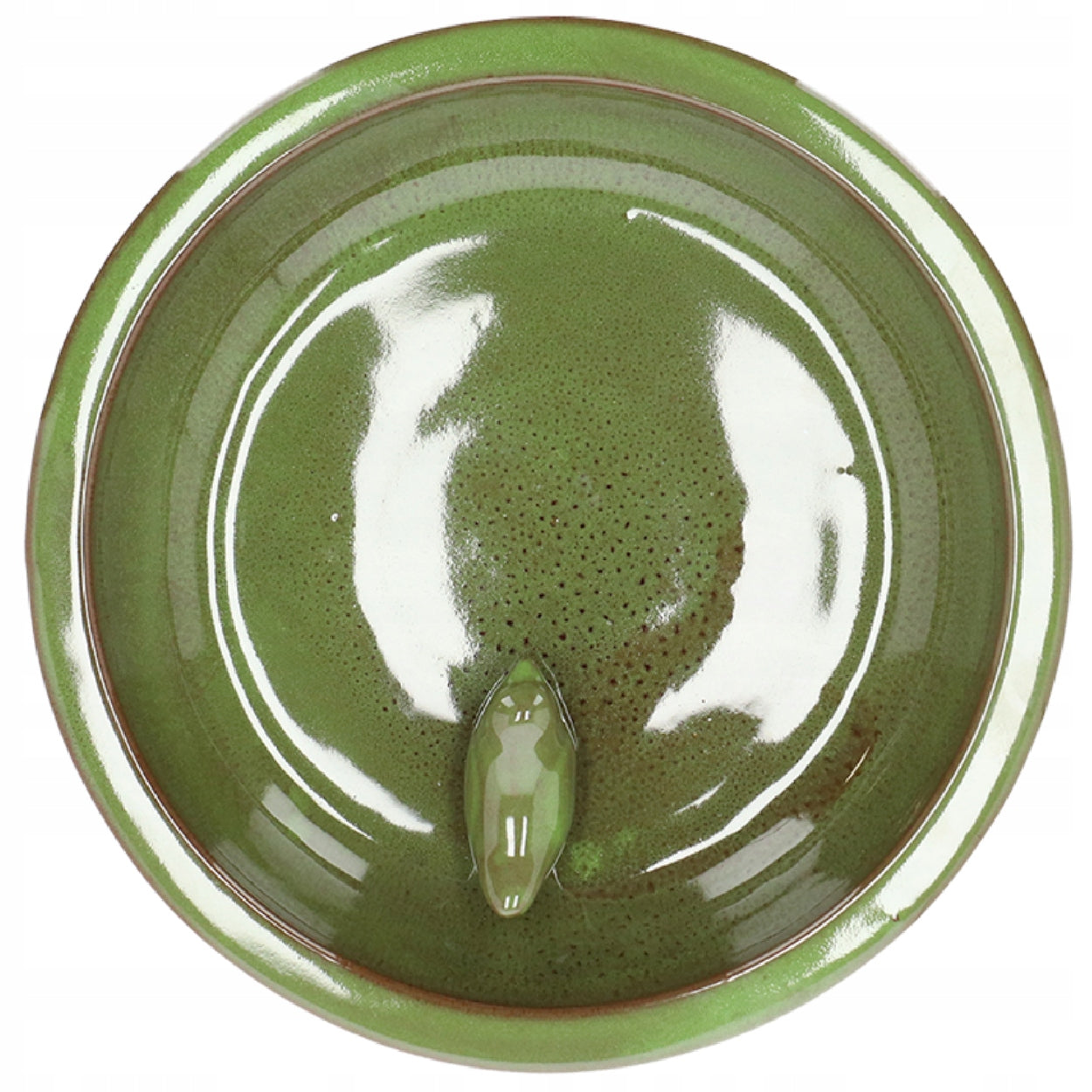 Terracotta Garden Drinker Ceramic Green Decorative Manufacturer Esschert Design