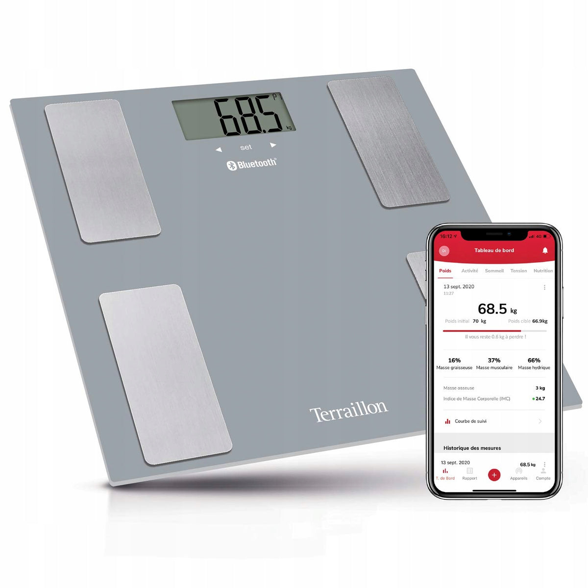 Terraillon Smart Connect Bathroom Scale Packaging status original
