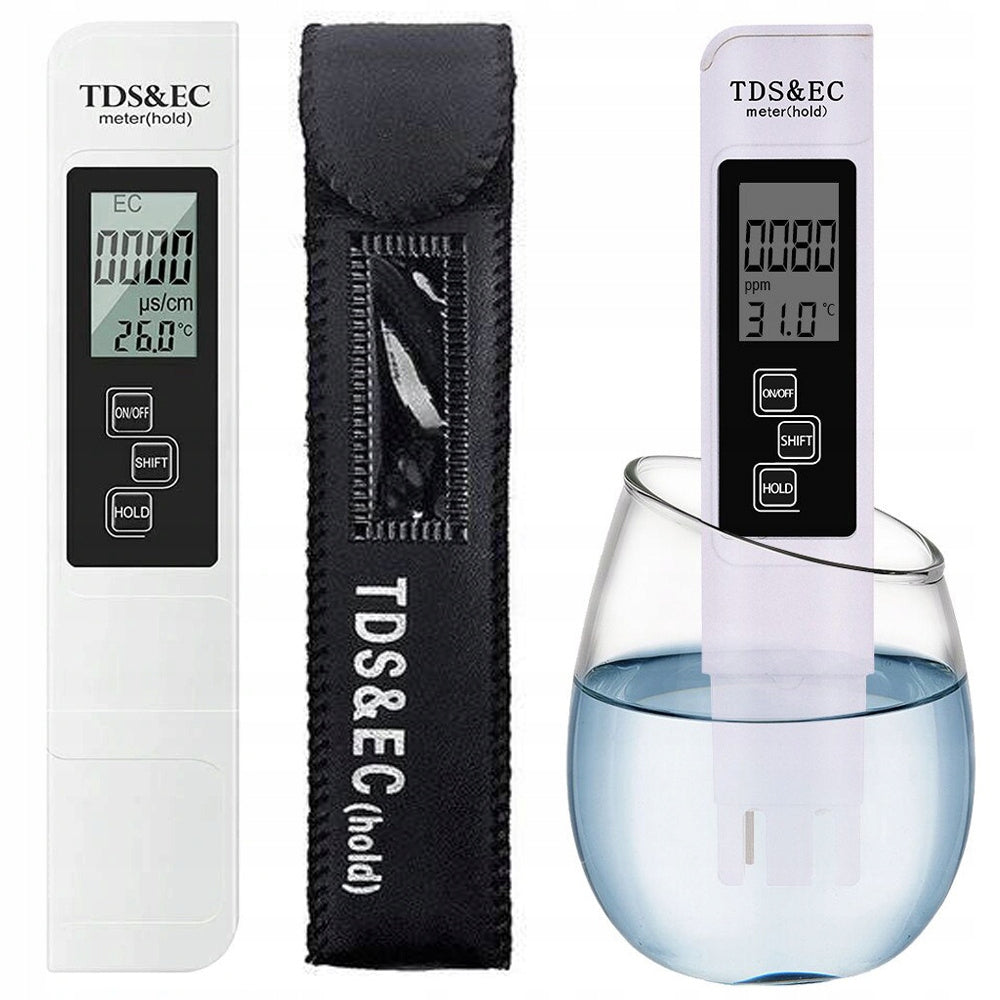 Tester TDS EC Water Hardness Meter ppm µS/cm Osmosis Temperature Packaging status original
