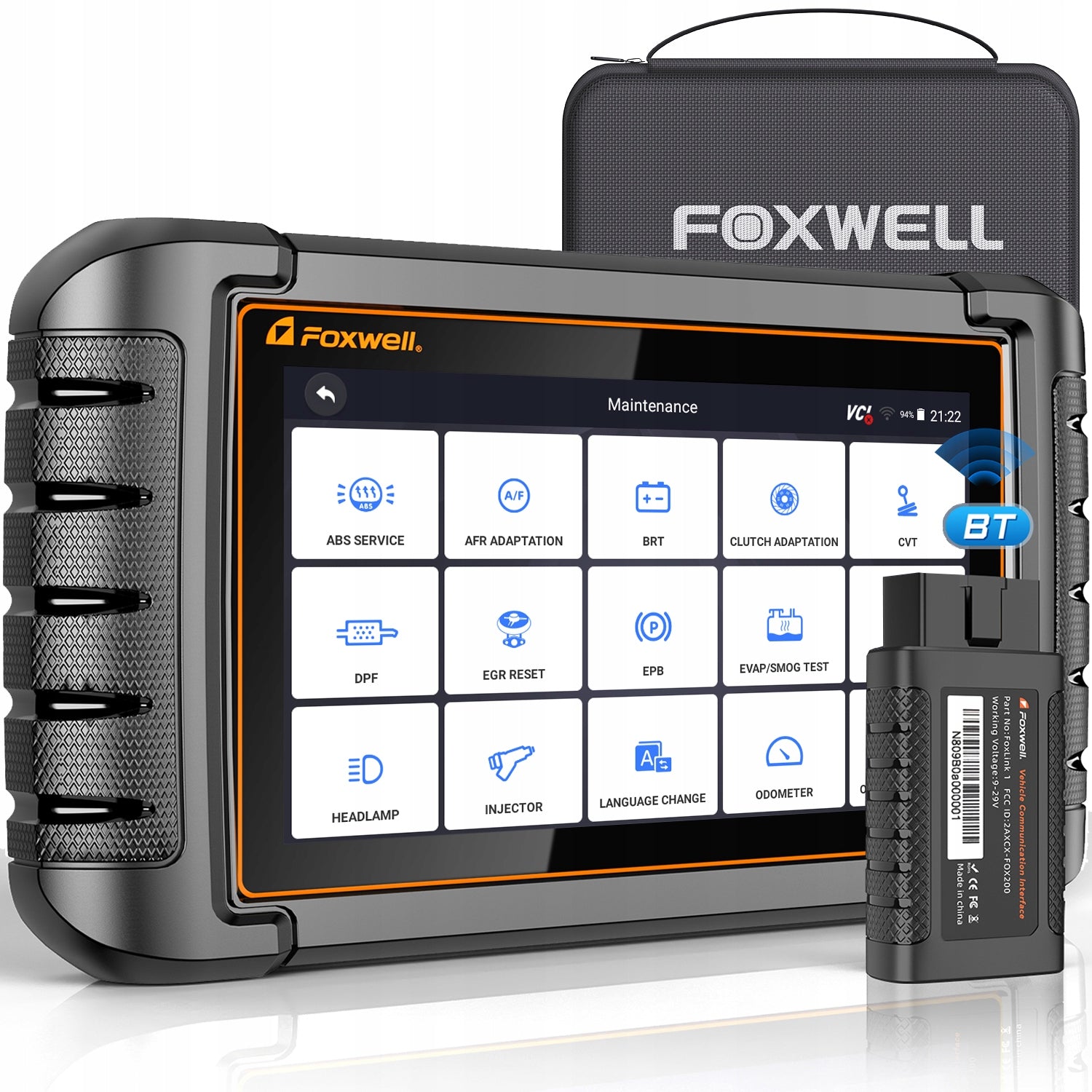 Tester diagnostyczny FOXWELL NT809BT 30+ funkcji serwisowych|Warsztatowy