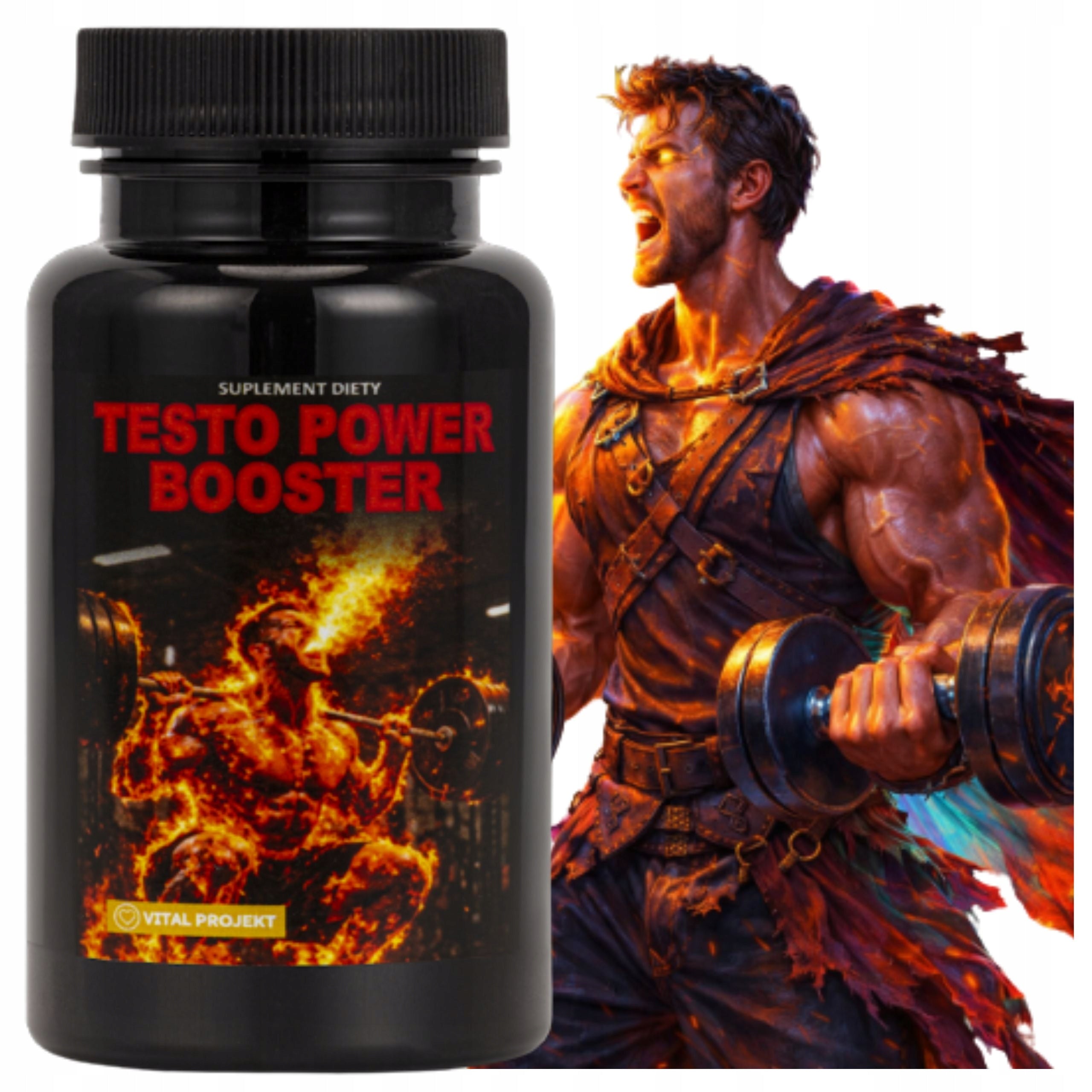 Testo Power Booster TESTOSTERONE Potency Prostate STRENGTH ENHANCER LIBIDO