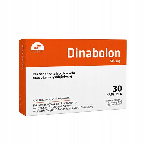 Testosterone Dinabolone Libido 30 kaps Beta-Alanine Weight Strength MP Nutrition Packaging status original