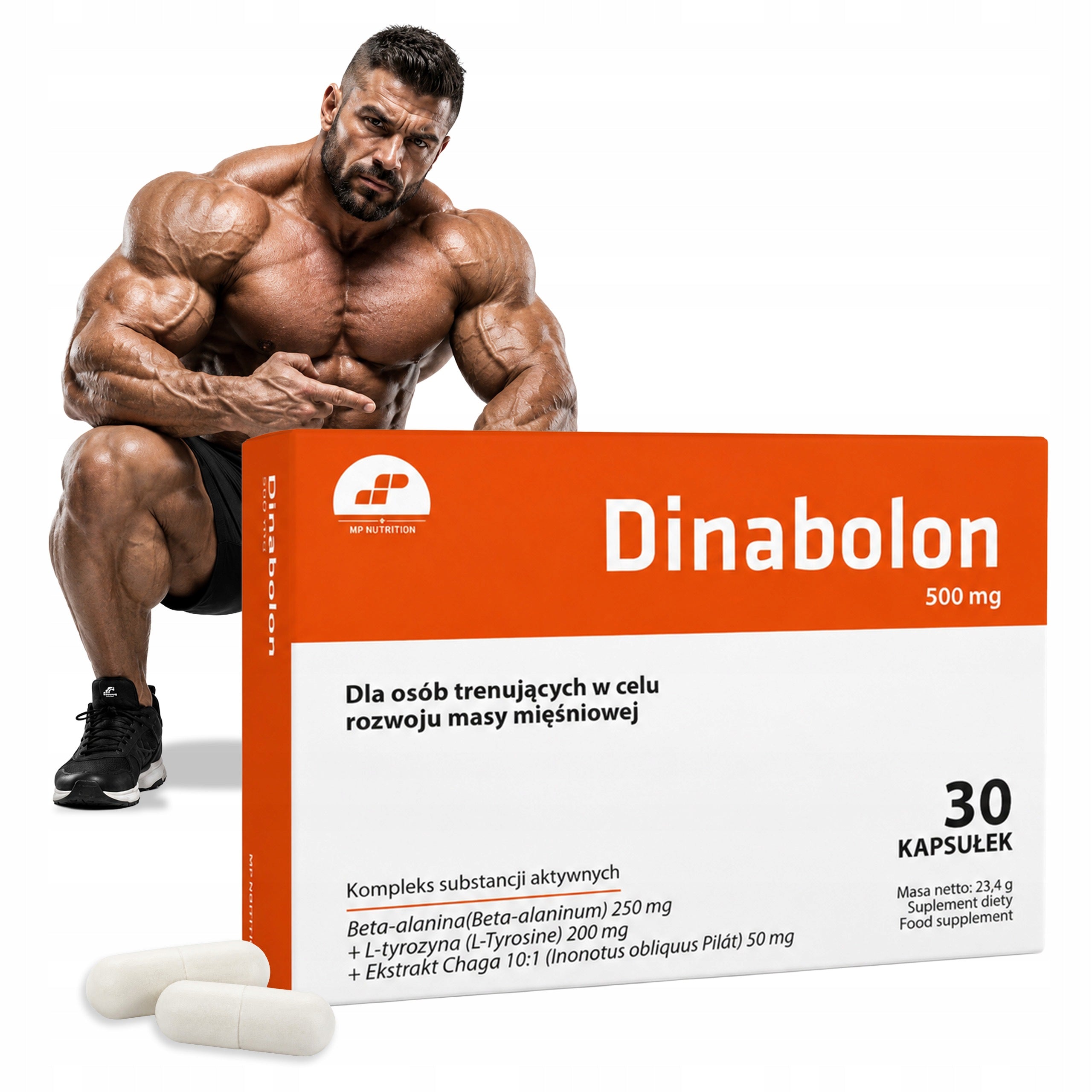 Testosterone Dinabolone Libido 30 kaps Beta-Alanine Weight Strength MP Nutrition