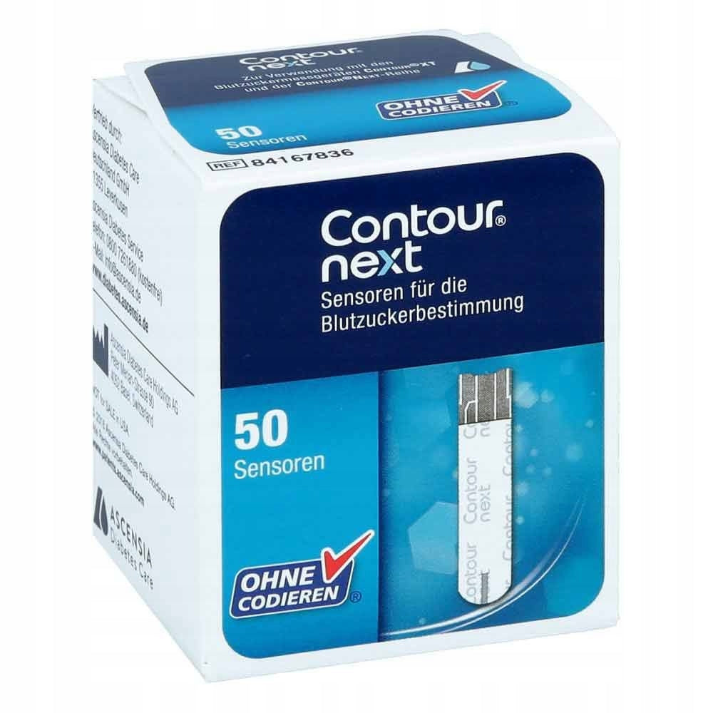 Tests measuring strips for blood glucose Contour next 50 pcs