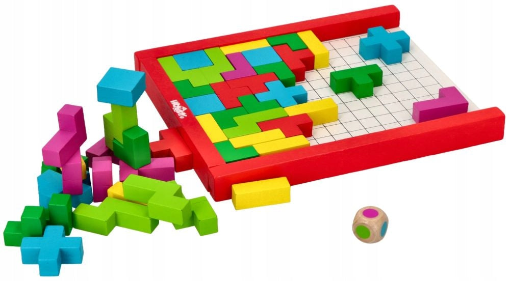Holzspiel - Puzzle Tetris Woody, 91918 