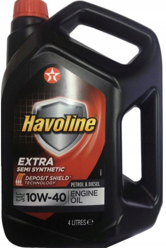 Texaco Havoline Extra 10W40 - 4 Liter Jug