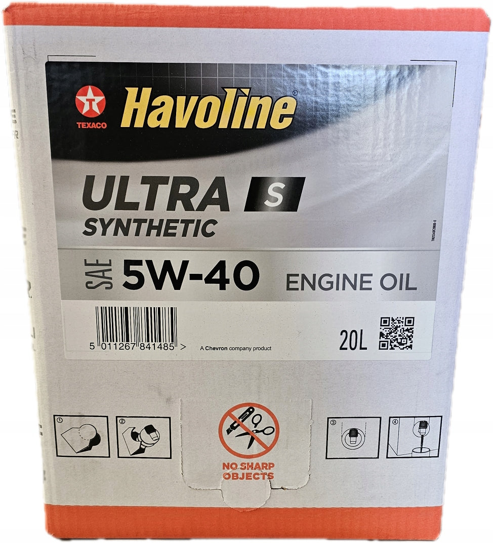 Texaco Havoline Ultra 5W40 20L Packaging volume 20 l