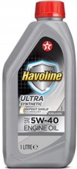 Texaco Havoline Ultra 5W40 Synthetic Oil op. 1l