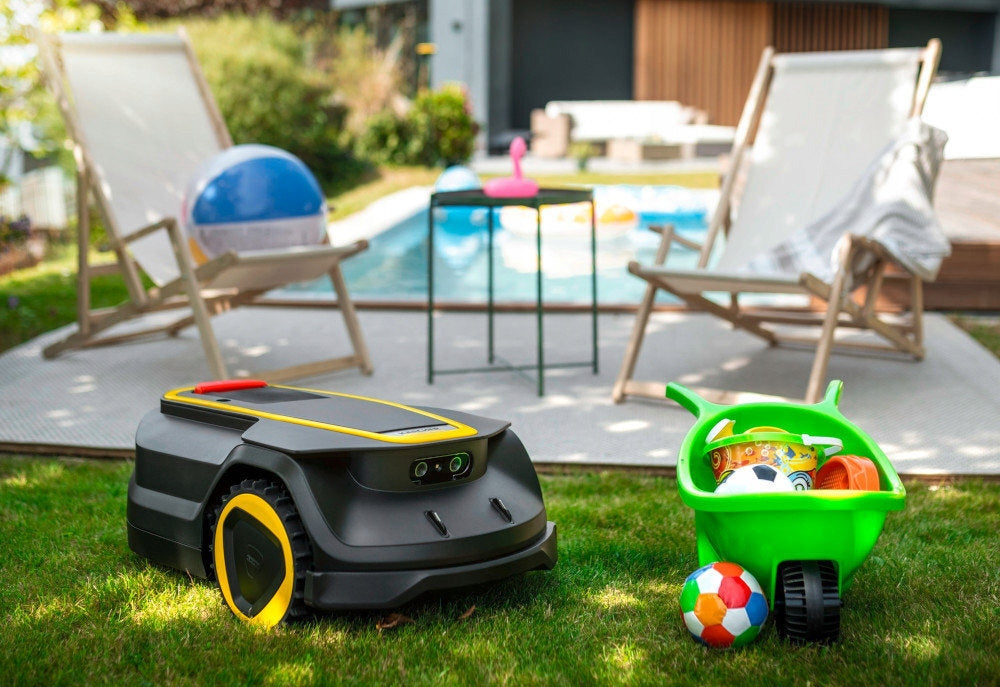 The KARCHER RCX 4 1.269-740.0 mowing robot Mowing width 22 cm
