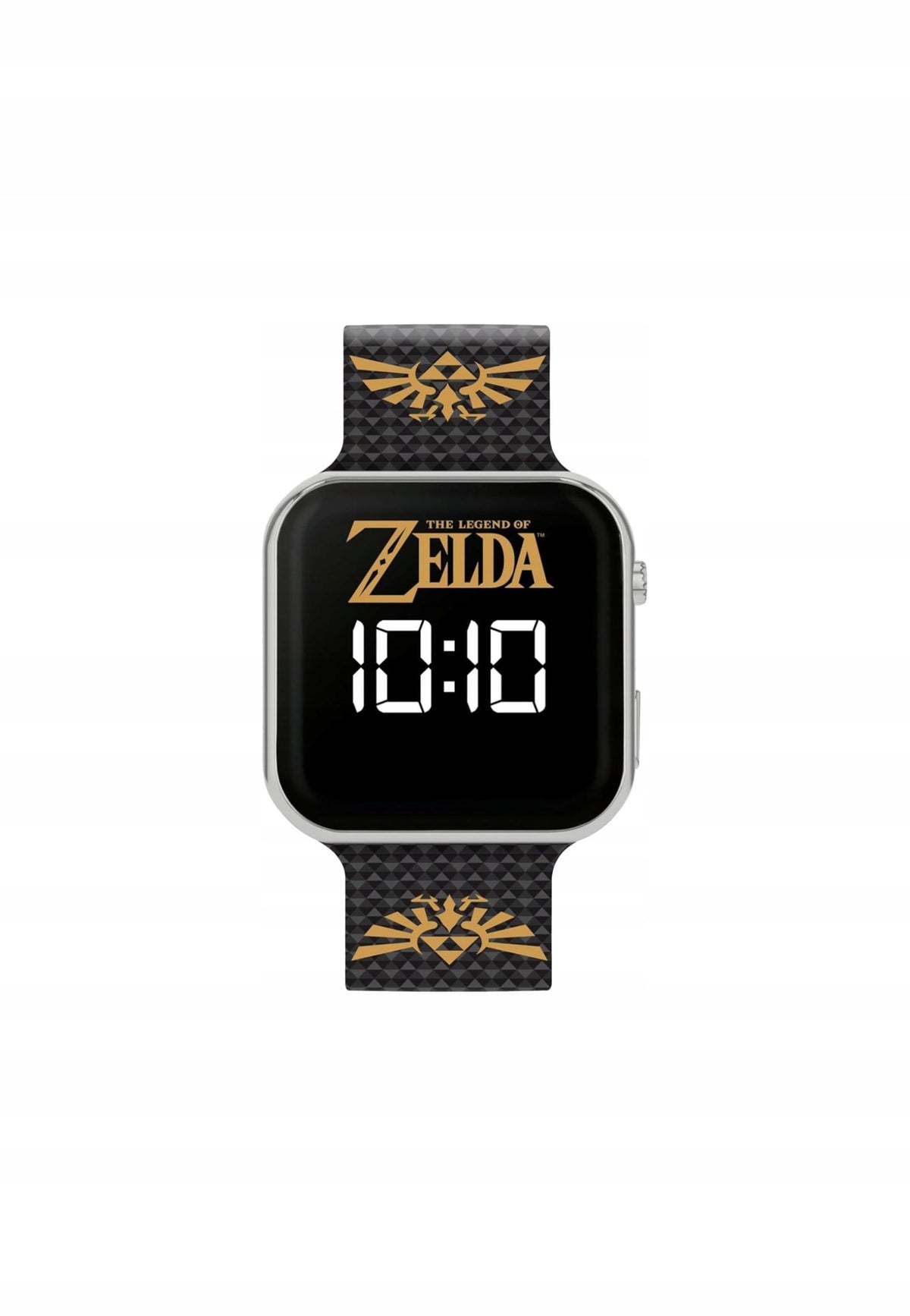 The Legend of Zelda LED Watch with Printed Strap, Black, Metal/plast