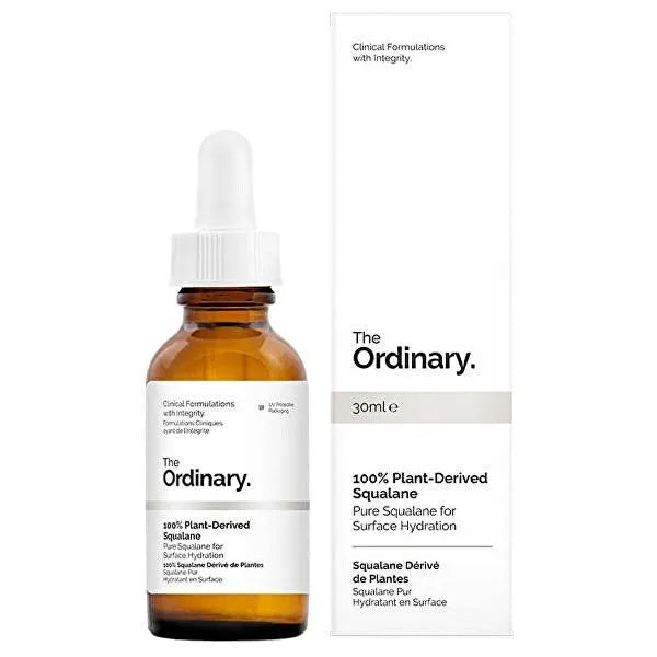 Feuchtigkeitsspendendes Gesichts- und Haaröl The Ordinary, 100 % pflanzliches Squalan, 30 ml 