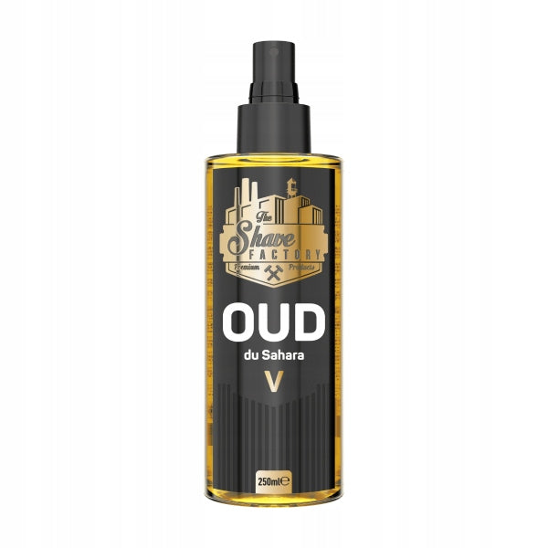 The Shave Factory Aftershave 250ml Oud Du Sahara spray plastic