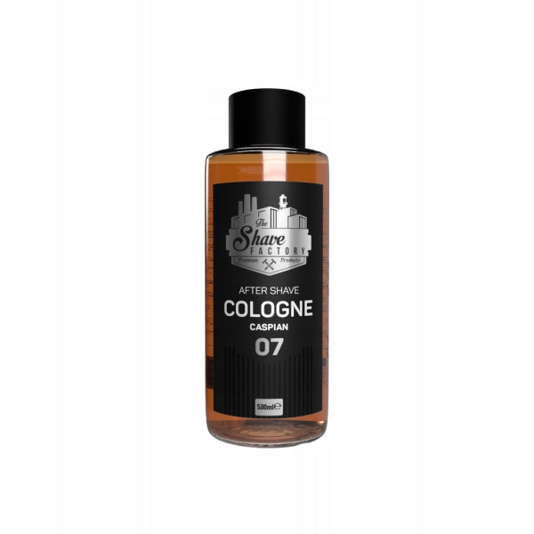 The Shave Factory Aftershave 500ml 07 Caspian Glass Bottle