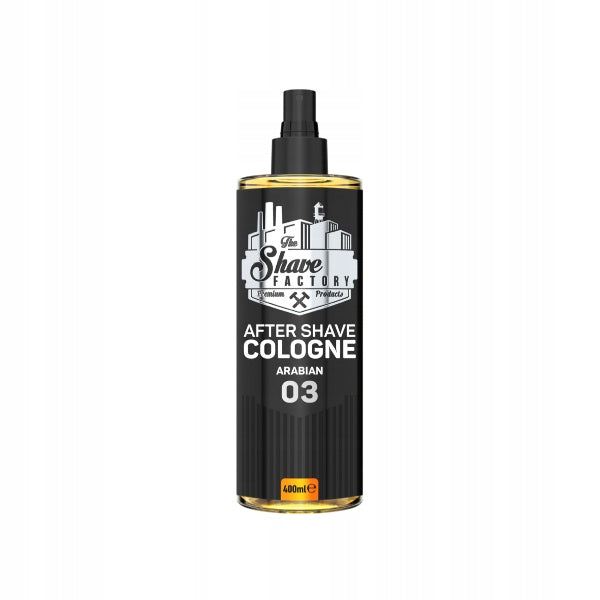 The Shave Factory Aftershave Cologne for Men - Arabian 400ml - Bold, Brand The Shave Factory