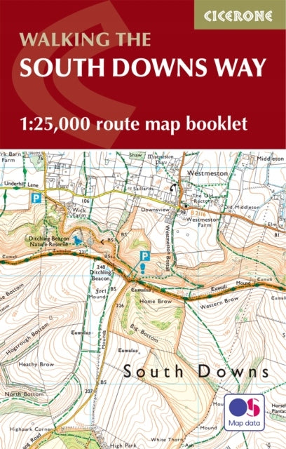 South Downs Way Kartenheft: 1:25.000 OS Route Mapping, 2. überarbeitete Auflage 