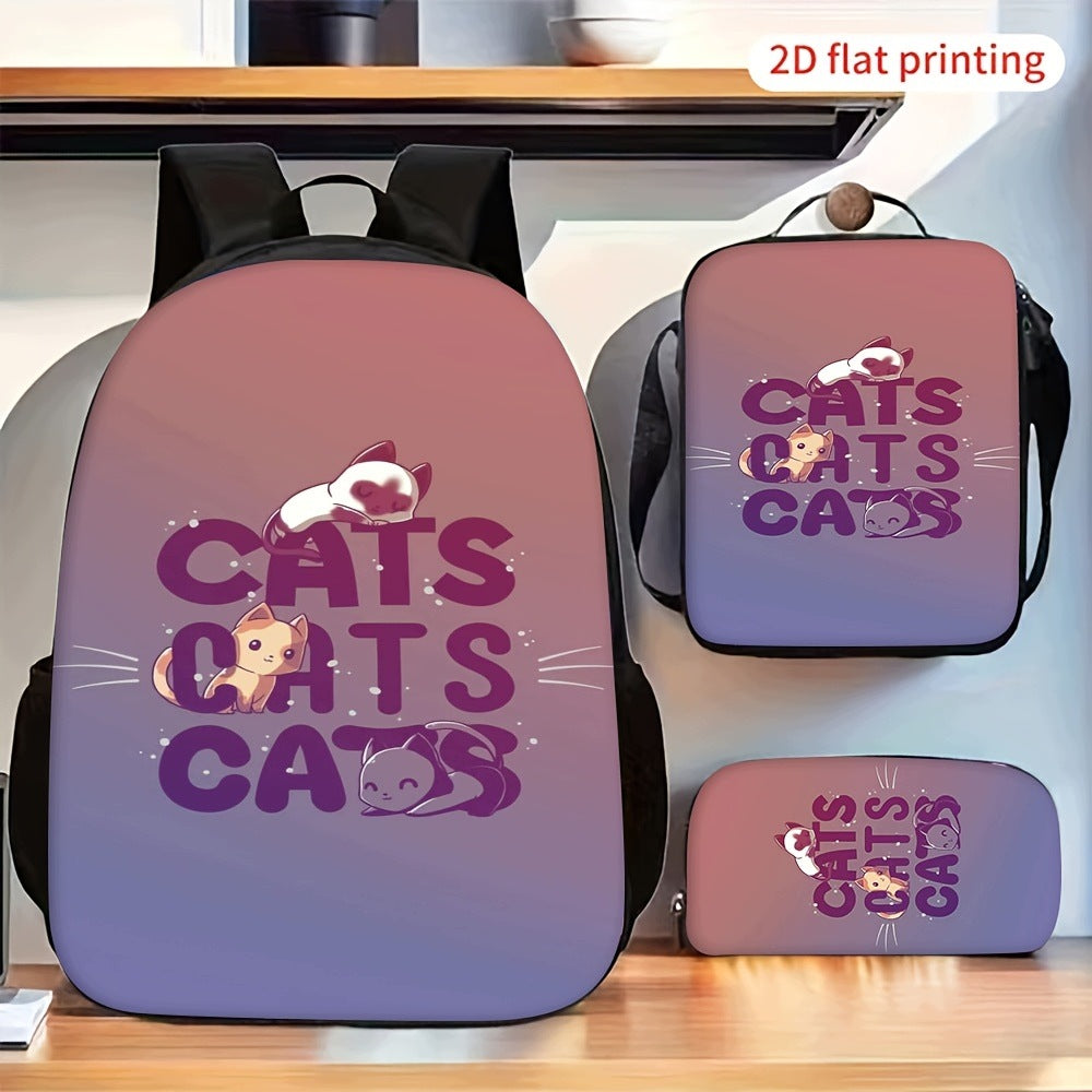 Themed 3-Piece Backpack Set