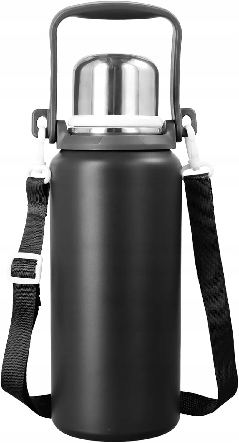 Thermal Bottle 1,2L Large Steel Thermos Keeps Warm 12h Cold
