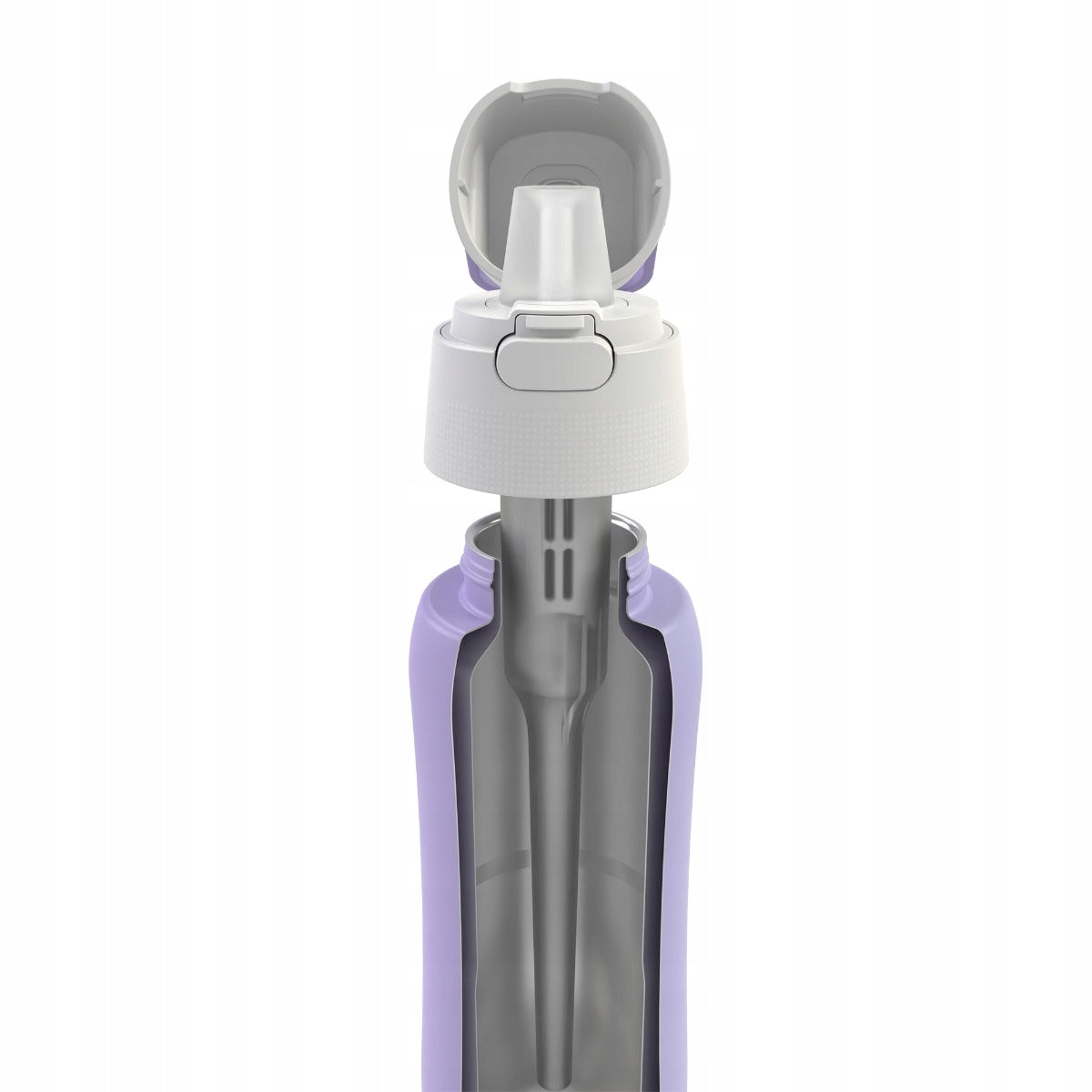 Thermal Filter Bottle Steel Dafi SOLID Steel COLD Lavender 500 ml Color pink