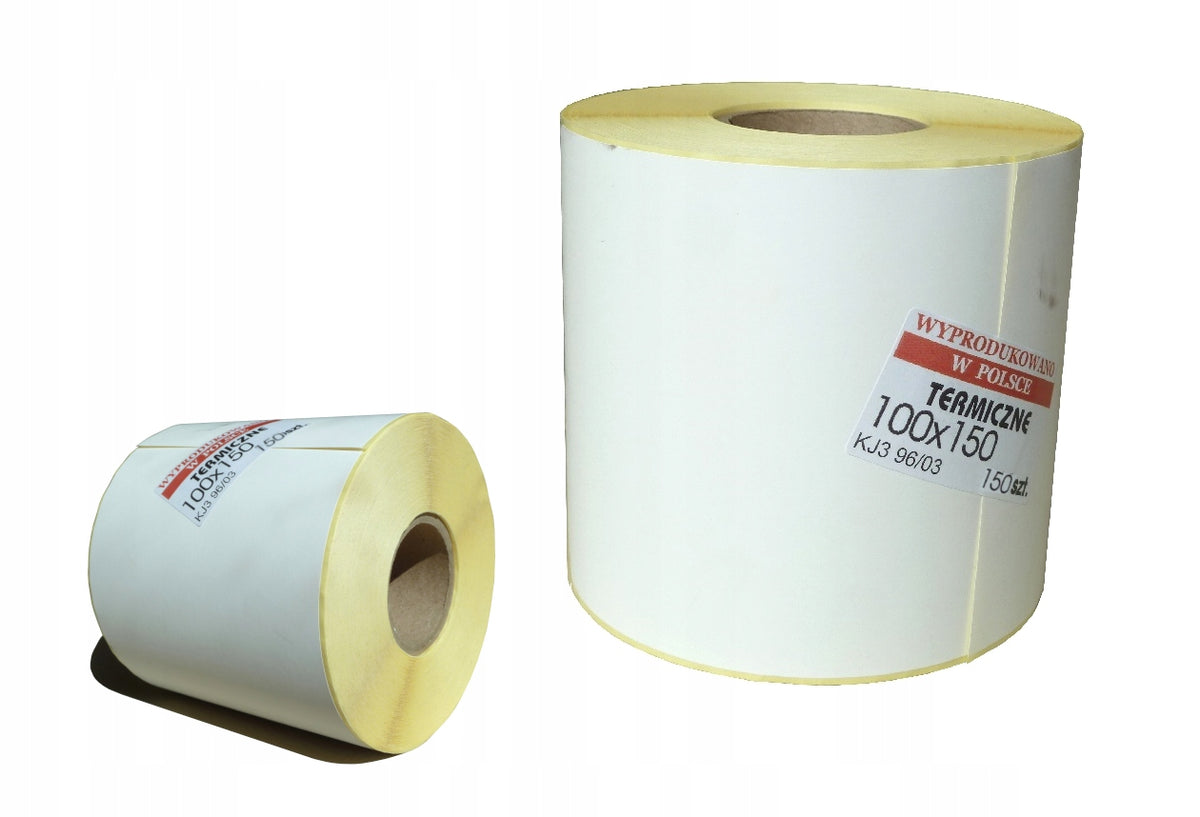 Thermal Labels 100x150 Strong Zebra Stickers