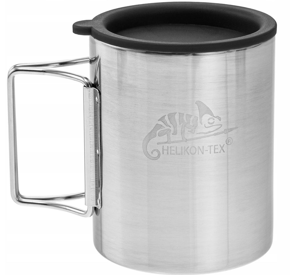Thermal Mug Tourist HELIKON with lid STAINLESS STEEL 250ml Color silver