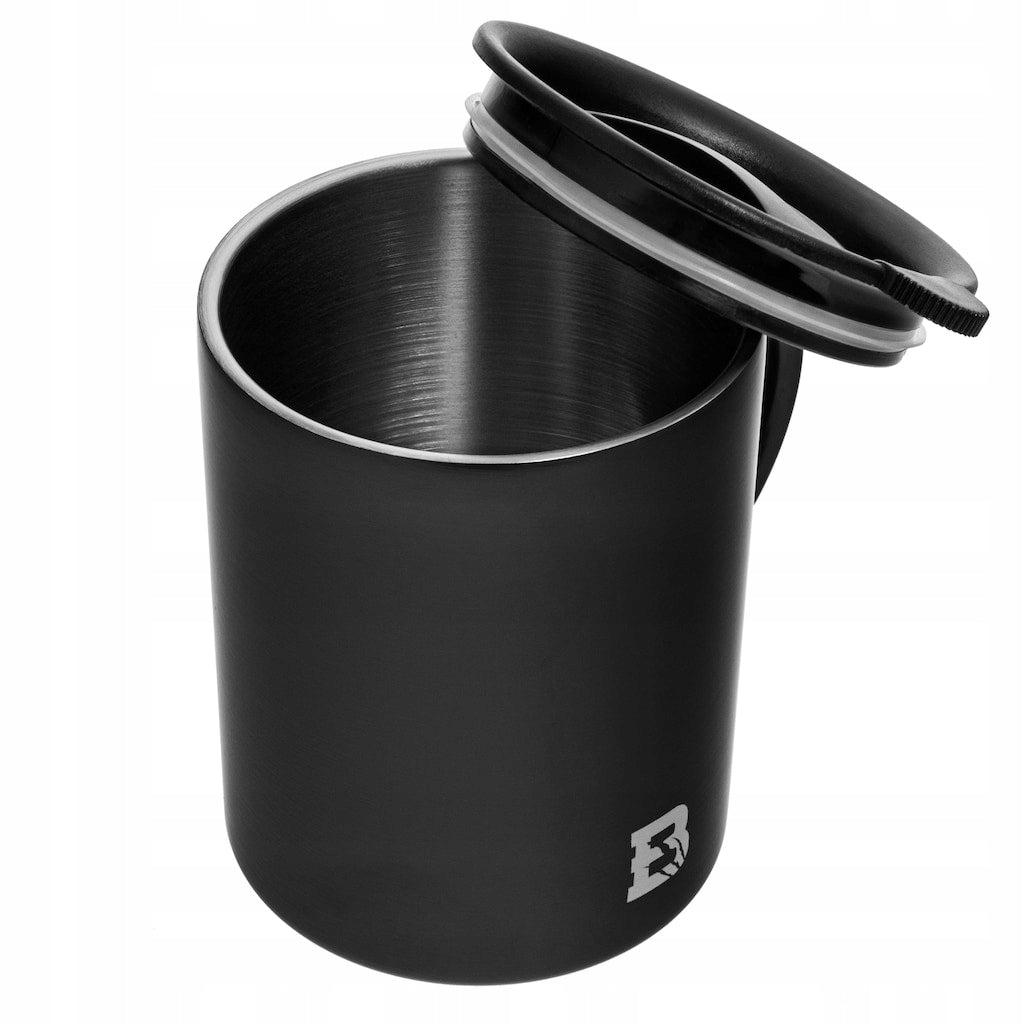 Thermal Mug Tourist Thermos Badger Outdoor Steel Boy 400 ml - Black EAN (GTIN) 6978317710186