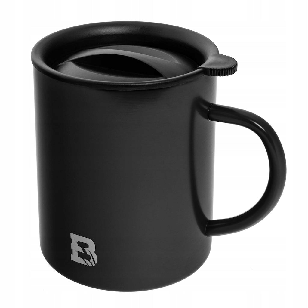 Thermal Mug Tourist Thermos Badger Outdoor Steel Boy 400 ml - Black