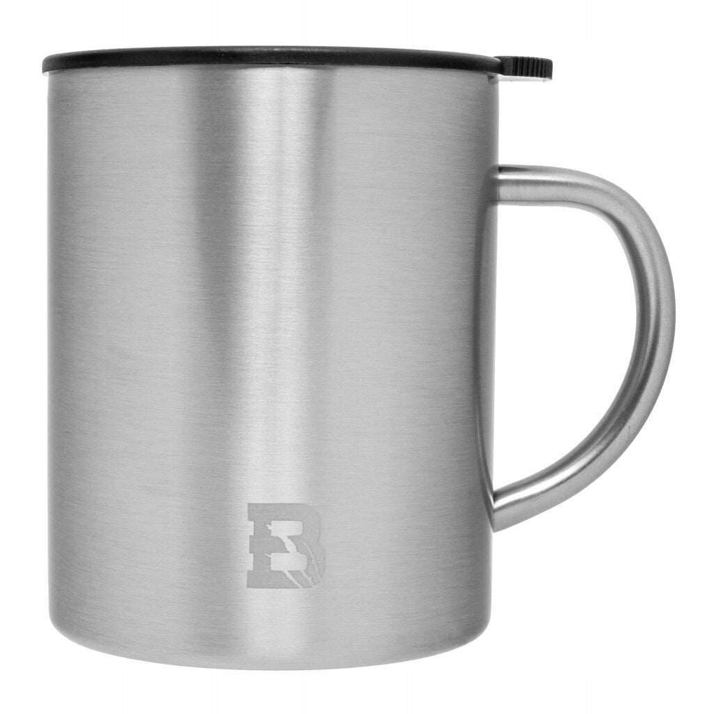Thermal Mug Tourist Thermos Badger Outdoor Steel Boy 400 ml - Silver EAN (GTIN) 6978317710193