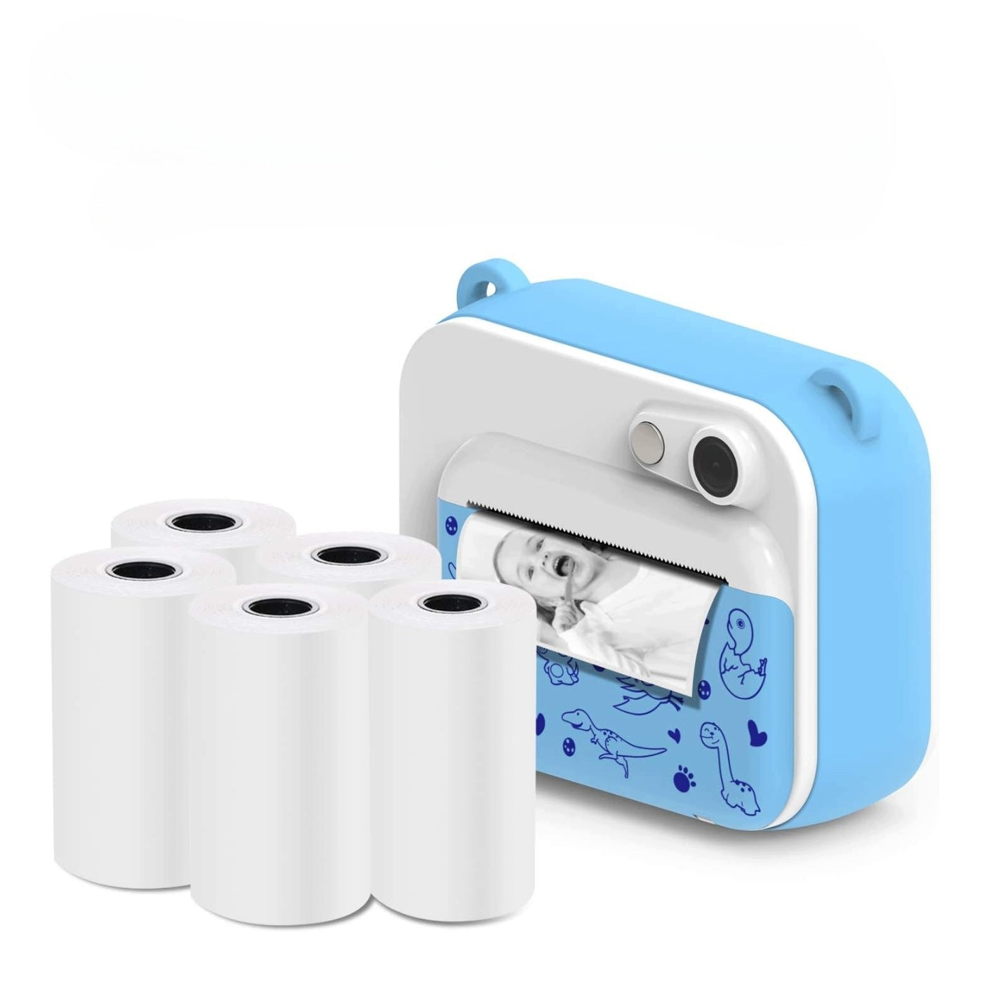 Thermal Paper Rolls Instant Camera Cartridges 5 Rolls 5.8 cm Brand no brand