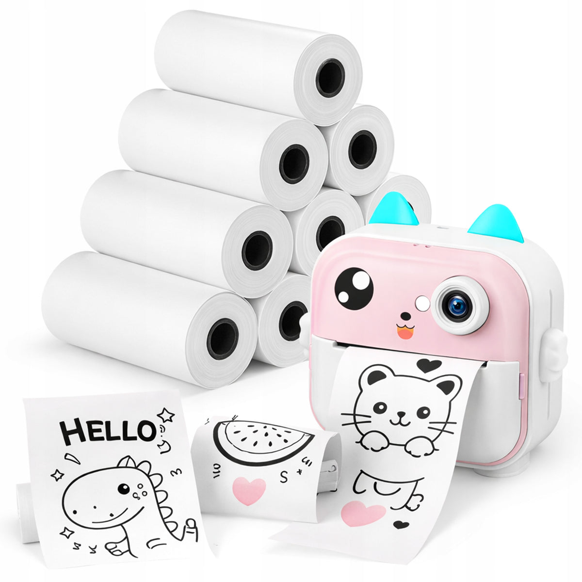 Thermal Paper Rolls for Mini Printer Print Instant Camera 50m Packaging status original