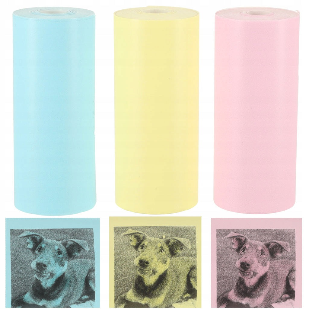Thermal Rolls Camera Printer Paper 5,7cm x 3m 3 Pieces Color