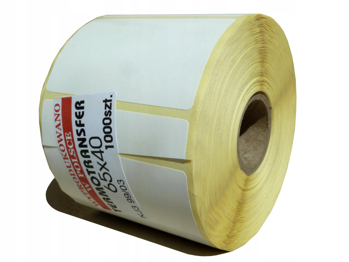 Thermal Transfer Labels 65x40 ZEBRA CITIZEN SATO