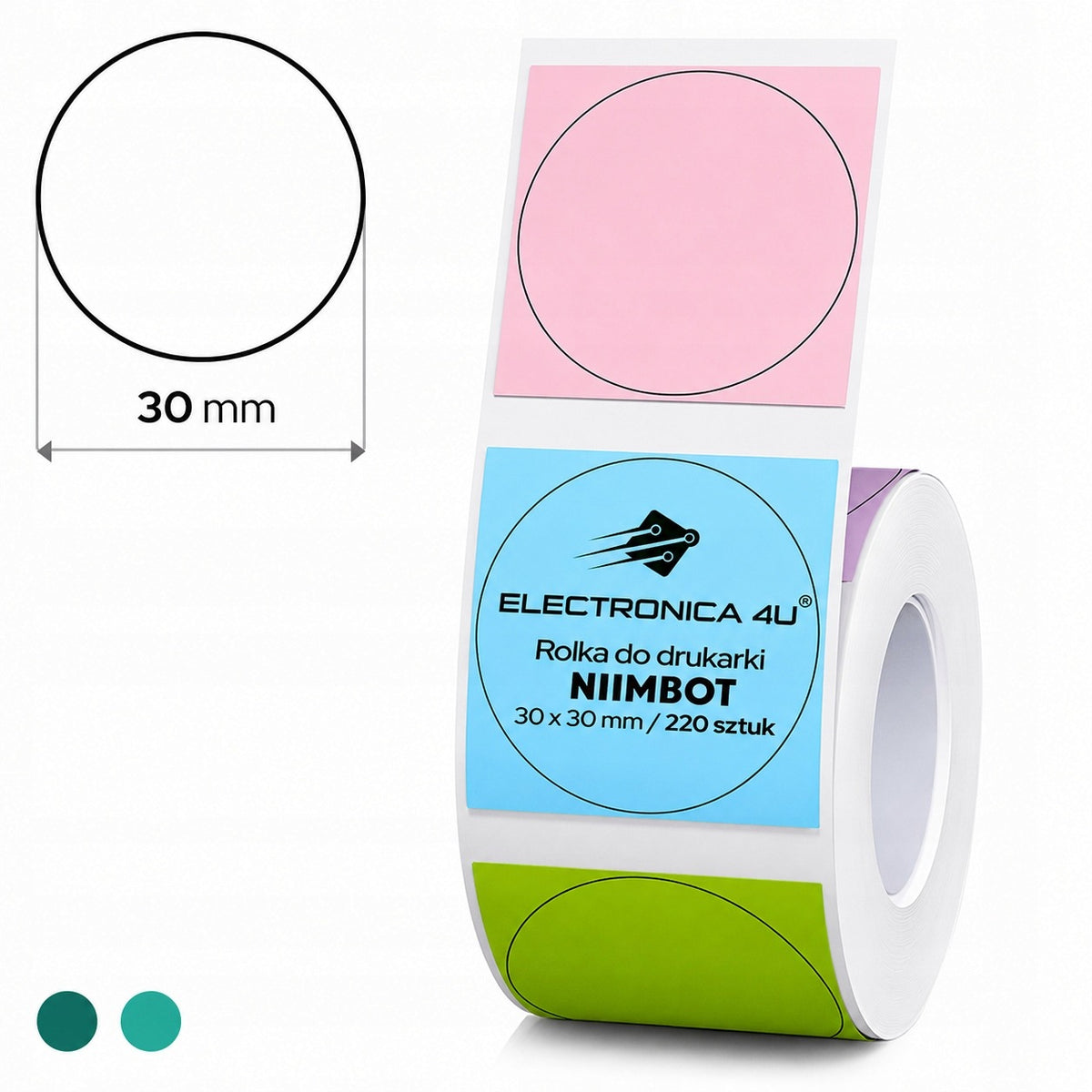 Thermal Transfer Self-Adhesive Labels Niimbot M2 M3 31x31