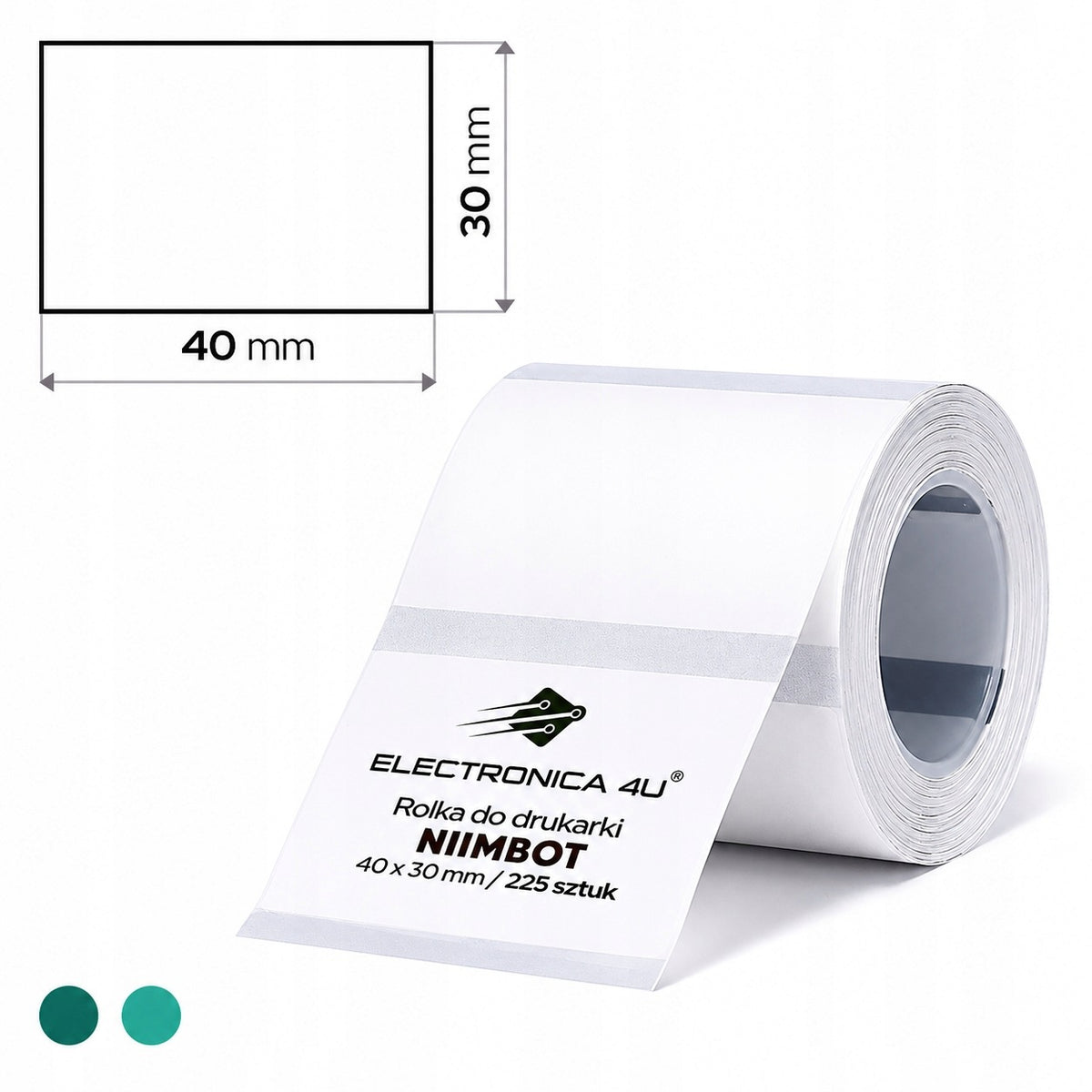 Thermal Transfer Self-Adhesive Labels Niimbot M2 M3 40x30