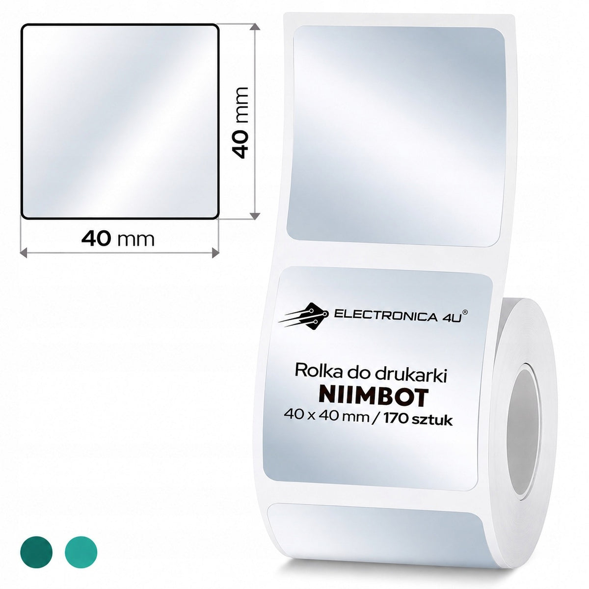 Thermal Transfer Self-Adhesive Labels Niimbot M2 M3 40x40