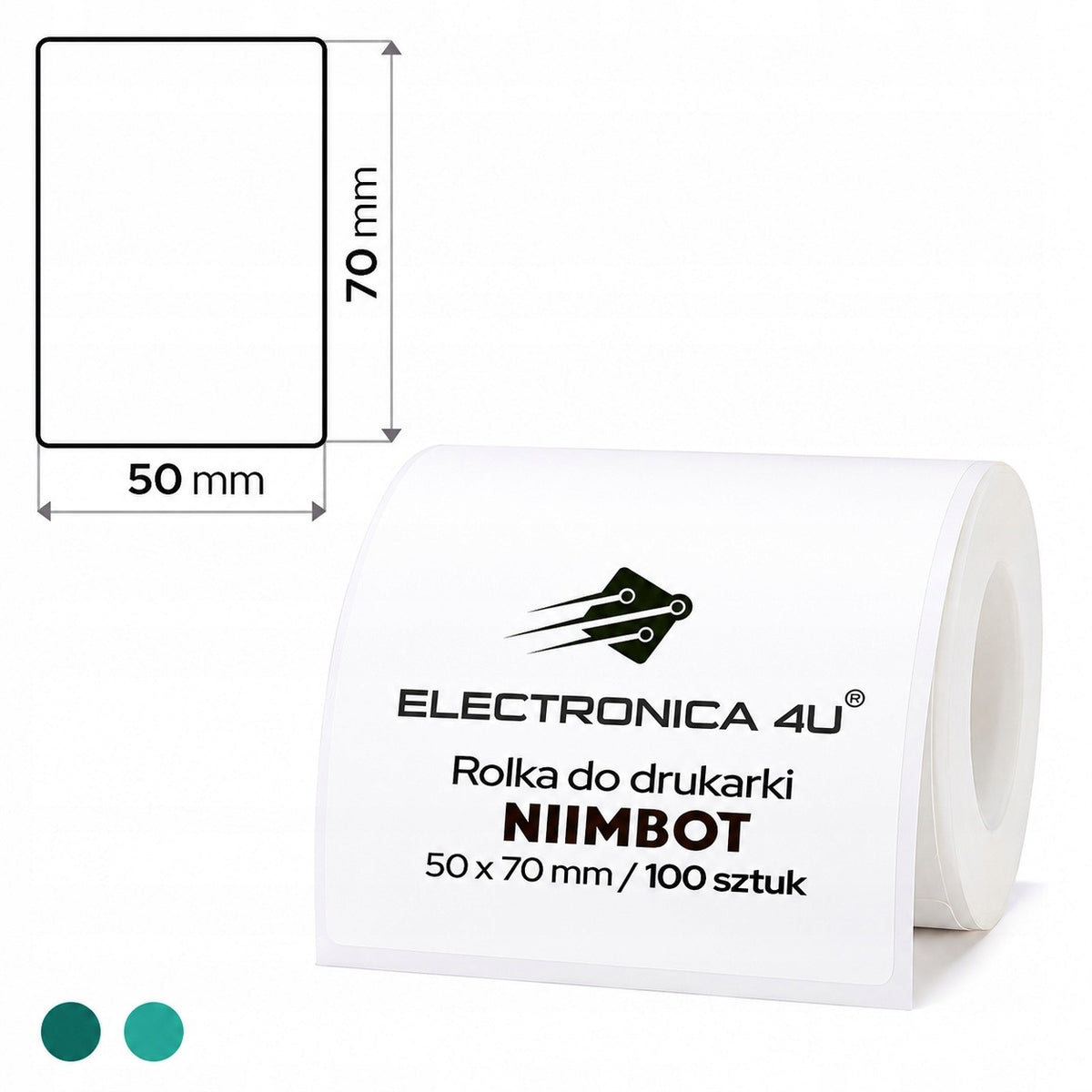Thermal Transfer Self-Adhesive Labels Niimbot M2 M3 50x70